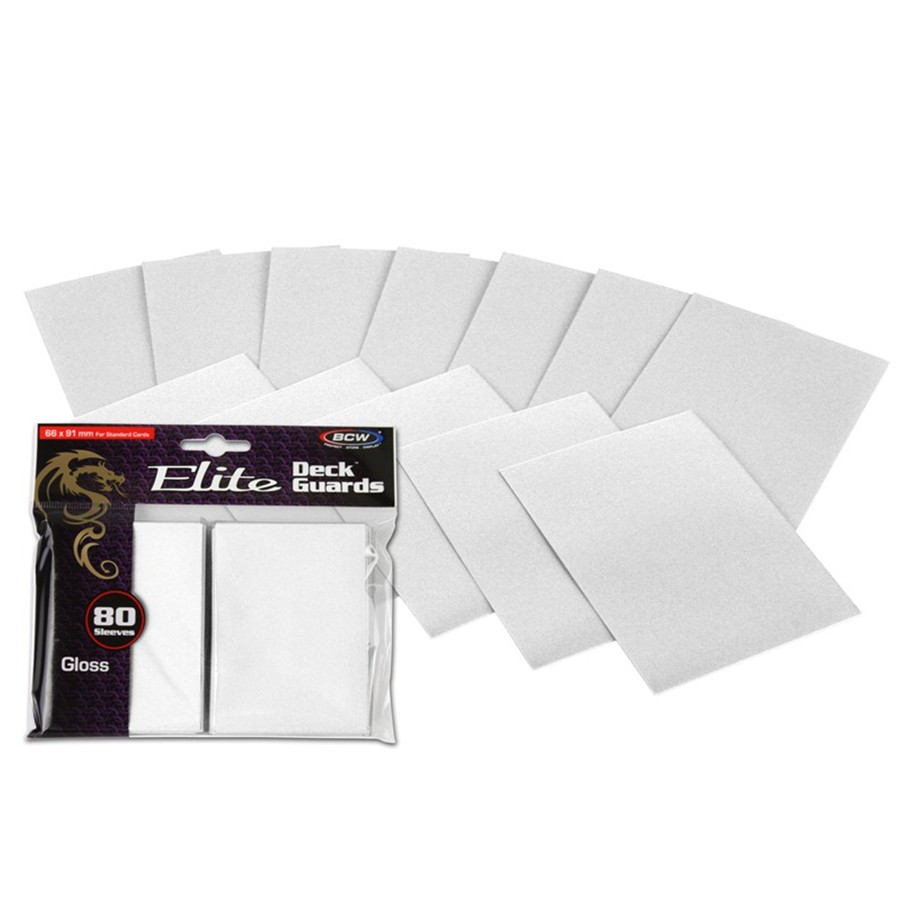 BCW DP: Deck Guard: Elite WHITE (WH) (80)