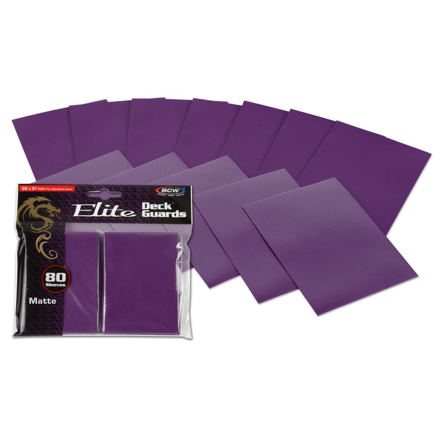 BCW DP: Deck Guard: Elite Matte Mulberry(80)