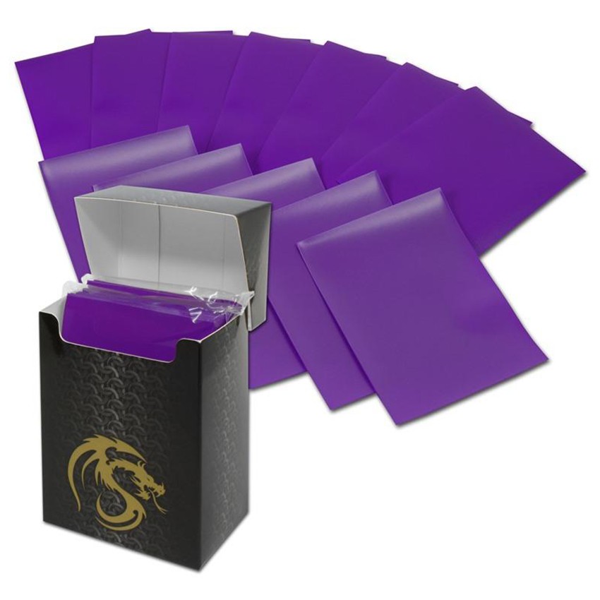 BCW DP: Deck Guard: Matte PURPLE (PU) (80)