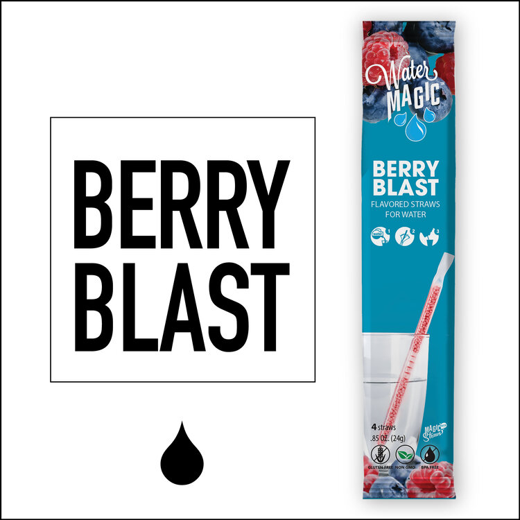 MAGIC STRAWS - WATER MAGIC - Berry Blast