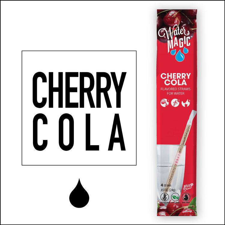 MAGIC STRAWS - WATER MAGIC - Cherry Cola