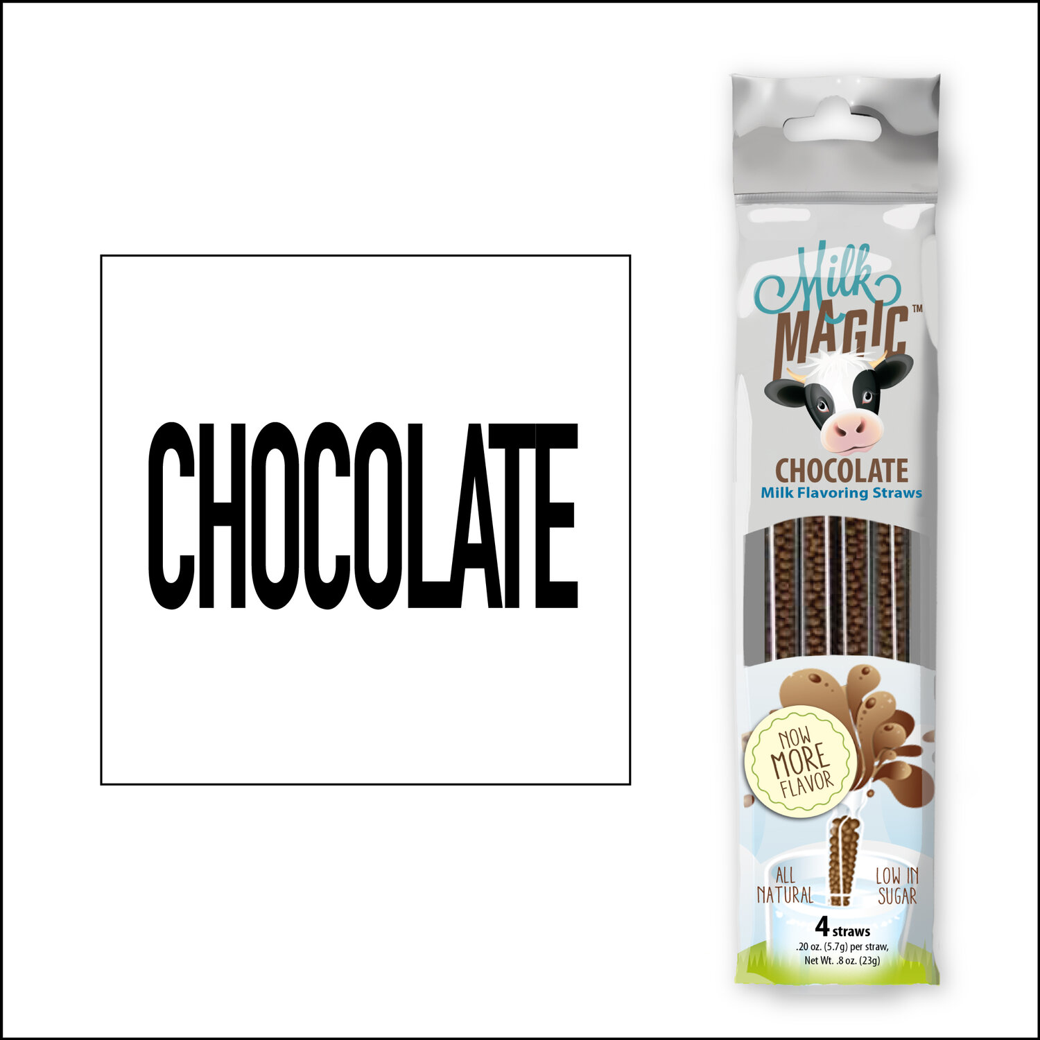 MAGIC STRAWS - MILK MAGIC - Chocolate