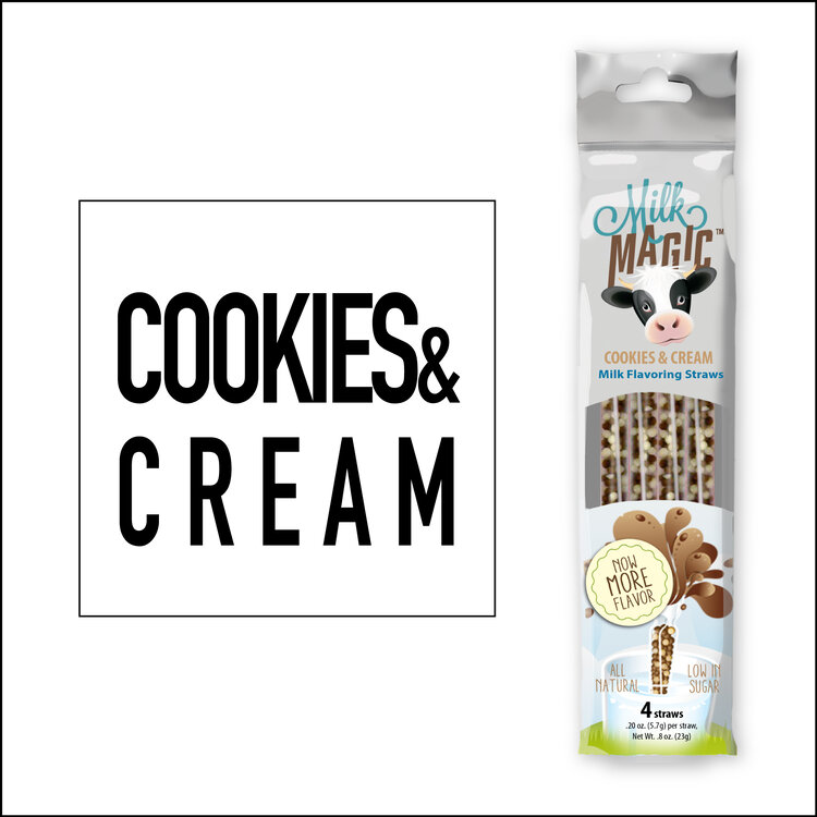 MAGIC STRAWS - MILK MAGIC - Cookies and Cream