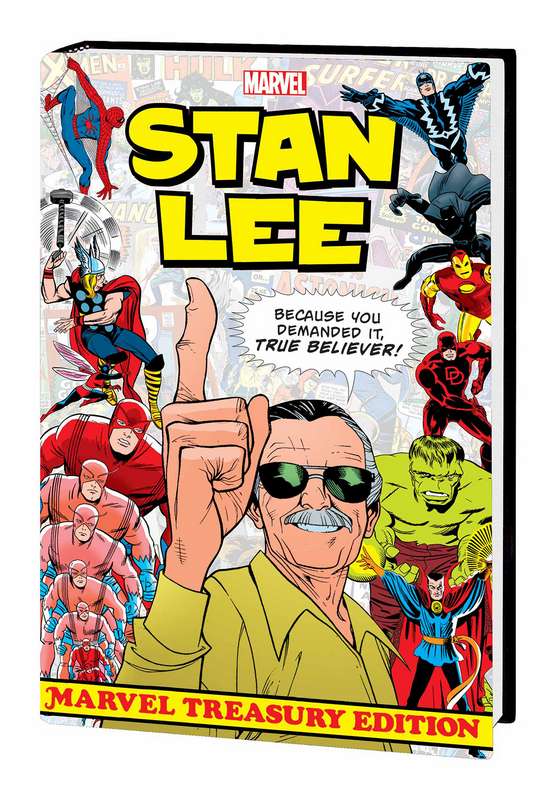 STAN LEE MARVEL TREASURY EDITION SLIPCASE HARDCOVER