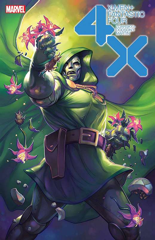 X-MEN FANTASTIC FOUR #2 (OF 4) HETRICK FLOWER VARIANT