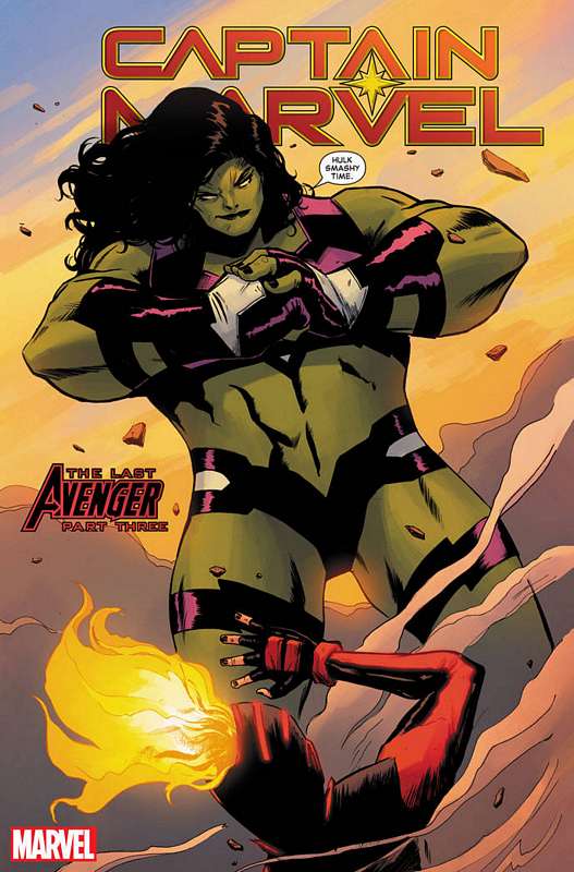 CAPTAIN MARVEL #14 2ND PTG GARBETT VARIANT
