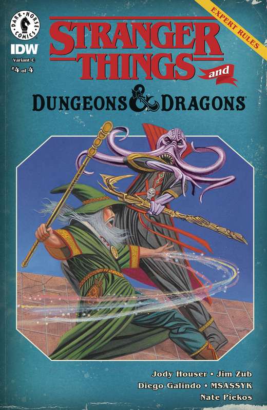 STRANGER THINGS D&D CROSSOVER #4 VARIANT CVR C TAYLOR