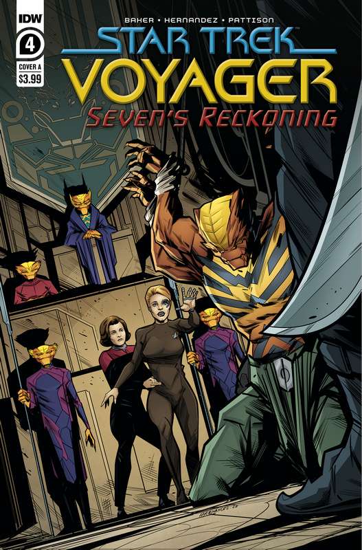 STAR TREK VOYAGER SEVENS RECKONING #4 (OF 4) CVR A HERNANDEZ