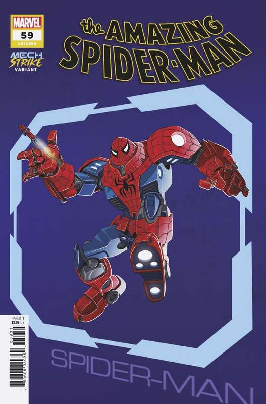 AMAZING SPIDER-MAN #59 CASTELLANI AVENGERS MECH STRIKE VARIANT