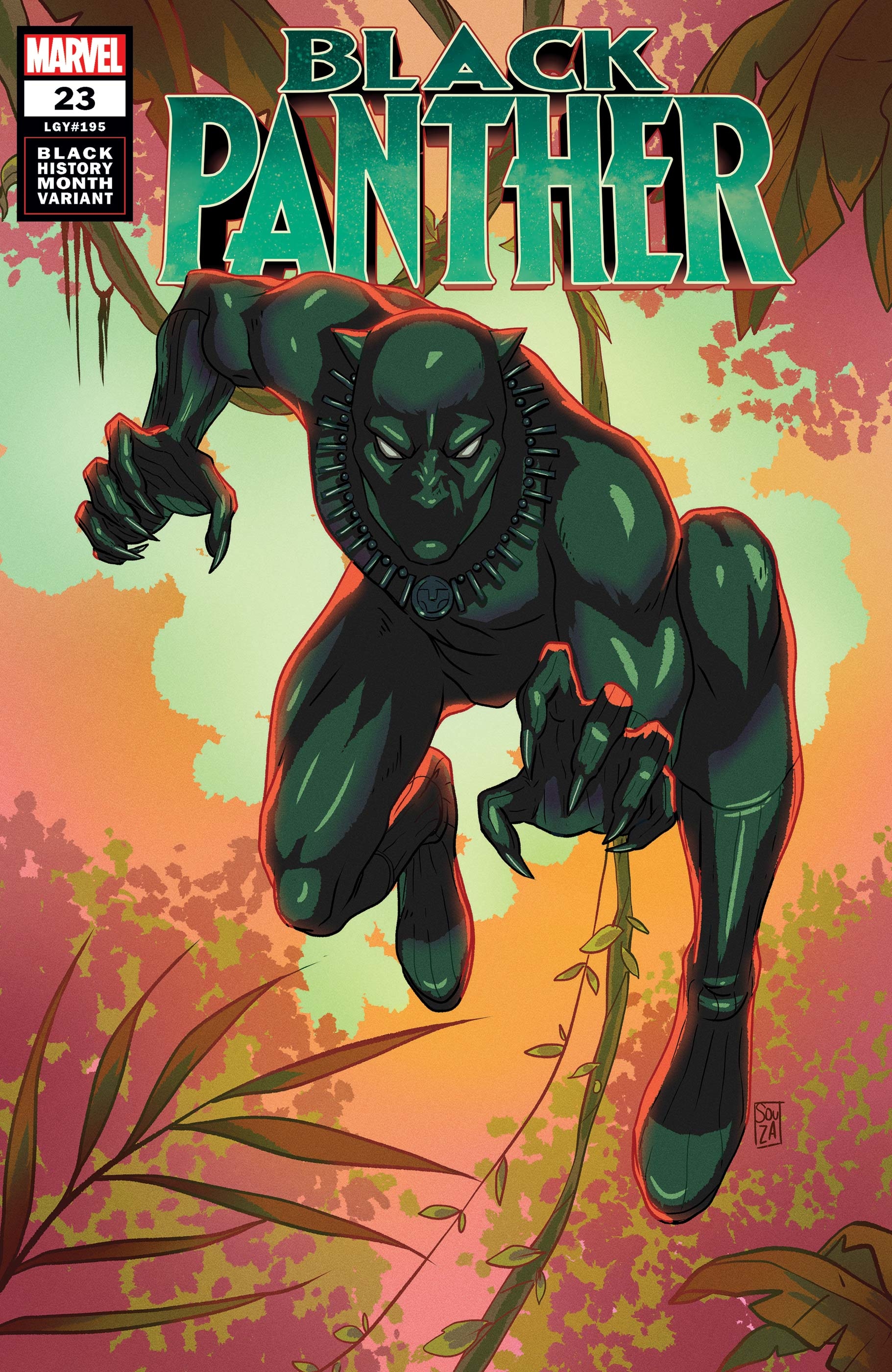 BLACK PANTHER #23 SOUZA BLACK PANTHER BLACK HISTORY VARIANT