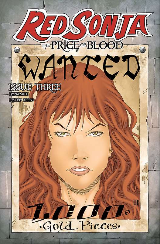 RED SONJA PRICE OF BLOOD #3 CVR D GEOVANI  RED SONJA PRICE OF BLOOD #3 CVR D GEOVANI