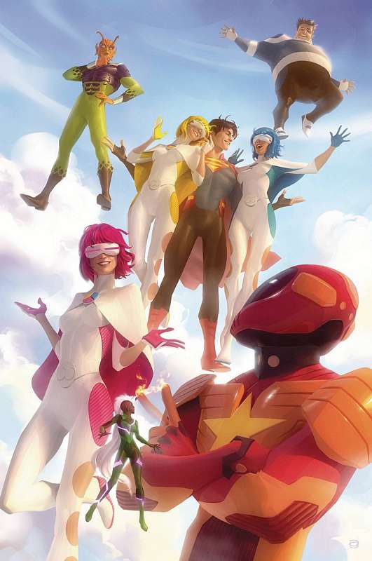 LEGION OF SUPER HEROES #6 CARD STOCK ALEX GARNER VARIANT ED