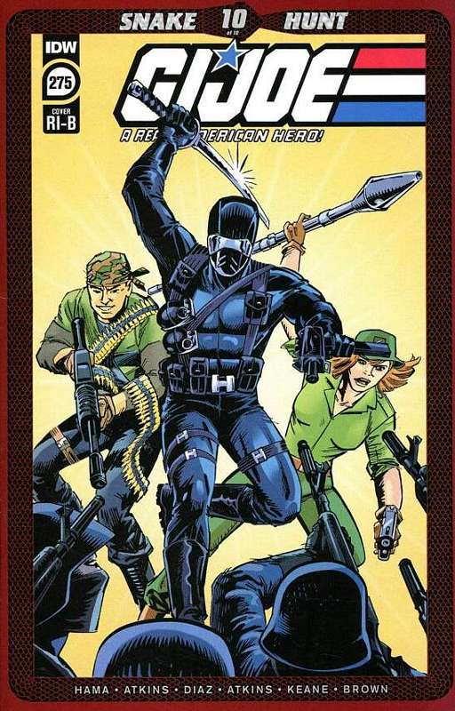 GI JOE A REAL AMERICAN HERO #275 1:25 HAMA RATIO VARIANT