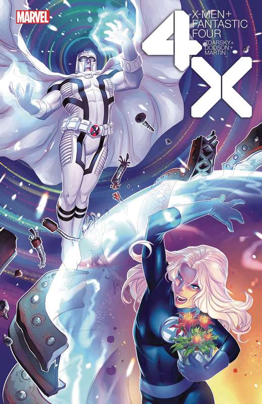 X-MEN FANTASTIC FOUR #4 (OF 4) HETRICK FLOWER VARIANT