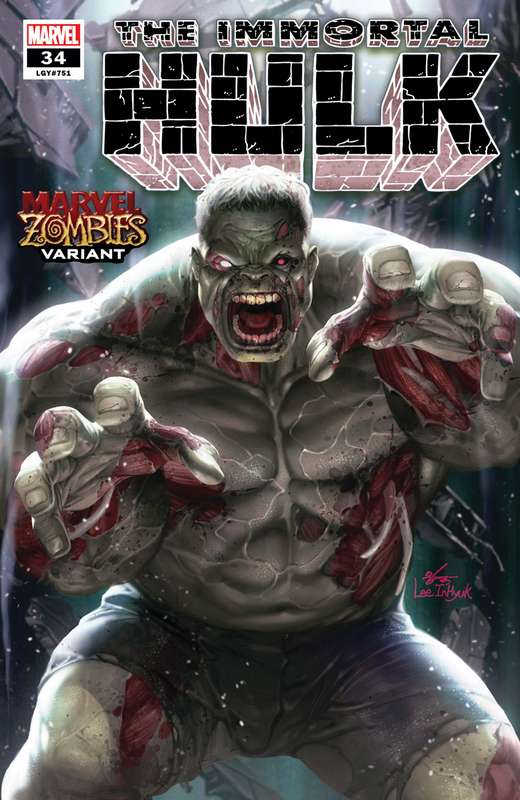 IMMORTAL HULK #34 INHYUK LEE MARVEL ZOMBIES VARIANT