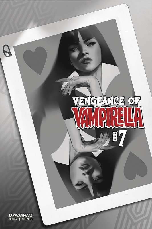 VENGEANCE OF VAMPIRELLA #7 1:30 OLIVER B&W RATIO VARIANT  VENGEANCE OF VAMPIRELLA #7 1:30 OLIVER B&W RATIO VARIANT