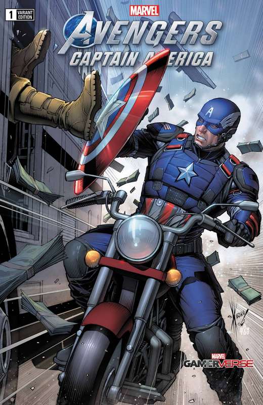 MARVELS AVENGERS CAPTAIN AMERICA #1 KEOWN VARIANT