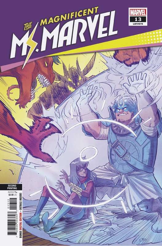MAGNIFICENT MS MARVEL #13 2ND PTG VAZQUEZ VARIANT