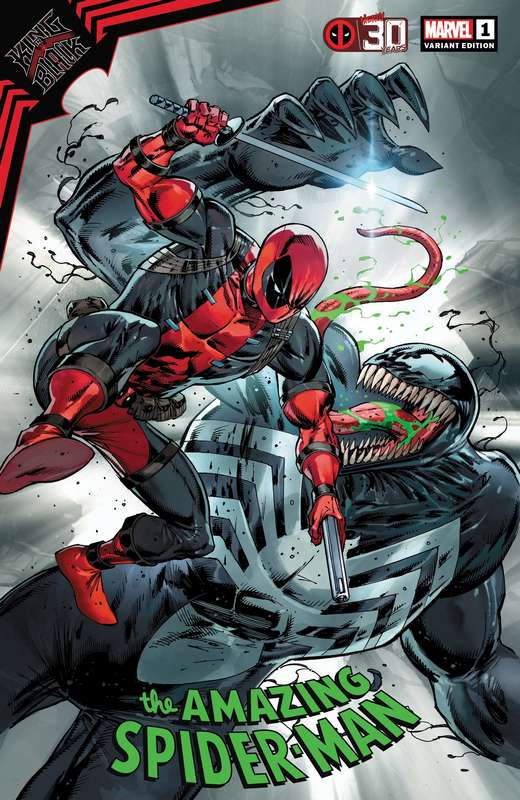 KING IN BLACK SPIDER-MAN #1 LIEFELD DEADPOOL 30TH VARIANT