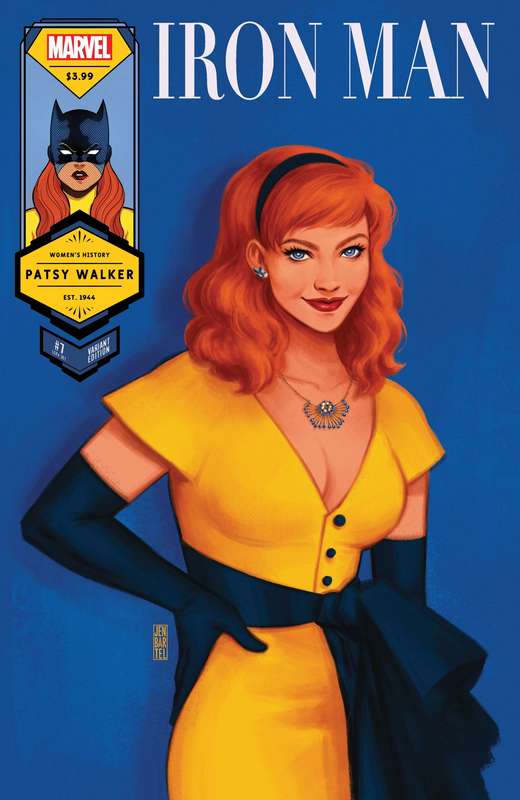 IRON MAN #7 BARTEL HELLCAT WOMENS HISTORY MONTH VARIANT