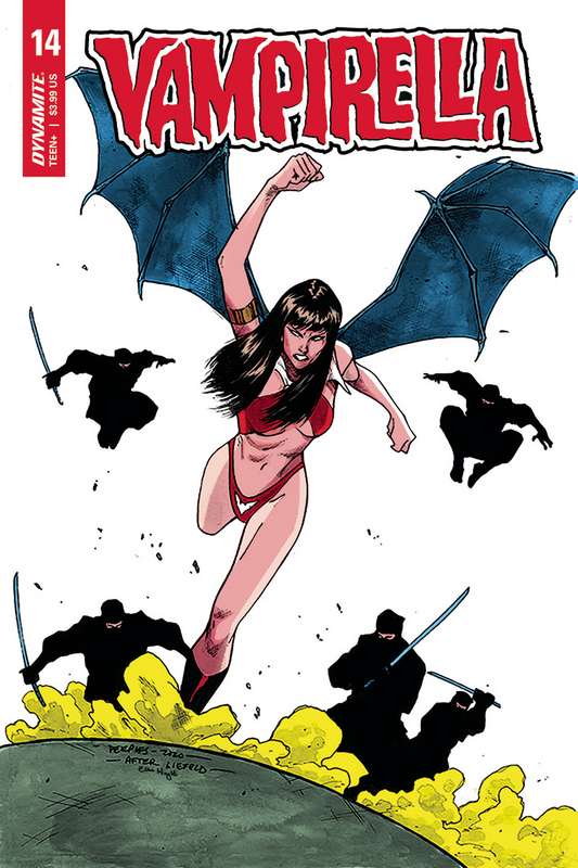 VAMPIRELLA #14 1:7 PEEPLES HOMAGE RATIO VARIANT