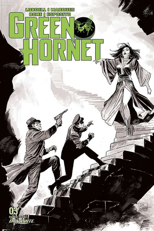GREEN HORNET #3 1:20 WEEKS B&W RATIO VARIANT  GREEN HORNET #3 1:20 WEEKS B&W RATIO VARIANT