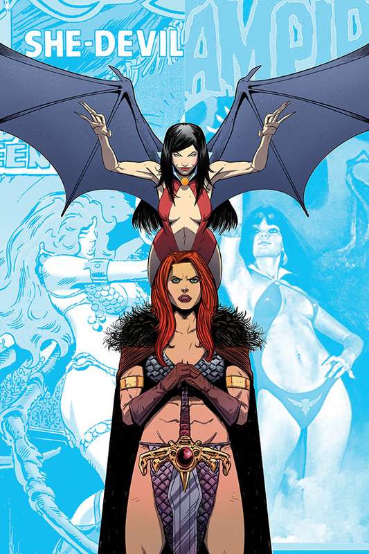 VAMPIRELLA RED SONJA #11 1:30 MOSS VIRGIN RATIO VARIANT  VAMPIRELLA RED SONJA #11 1:30 MOSS VIRGIN RATIO VARIANT