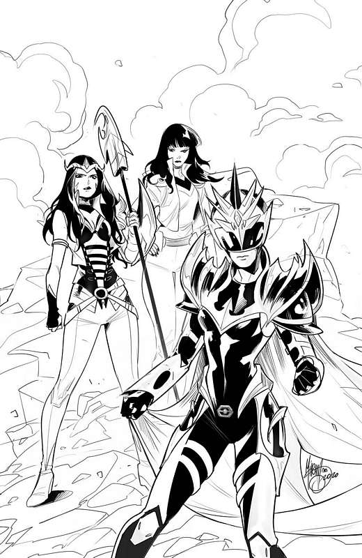POWER RANGERS DRAKKON NEW DAWN #2 1:25 MORA RATIO VARIANT