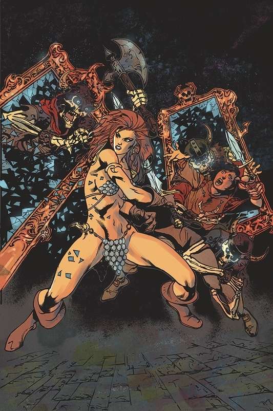 KILLING RED SONJA #4 1:11 CASTRO VIRGIN FOC RATIO VARIANT  KILLING RED SONJA #4 1:11 CASTRO VIRGIN FOC RATIO VARIANT