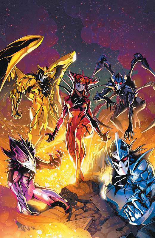 MIGHTY MORPHIN POWER RANGERS #53 1:25 CAMPBELL RATIO VARIANT