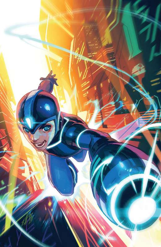 MEGA MAN FULLY CHARGED #1 CVR B FOIL INFANTE VARIANT