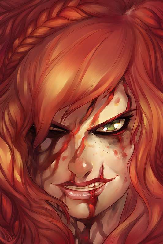 RED SONJA AGE OF CHAOS #6 1:25 CHATZOUDIS VIRGIN FOC RATIO VARIANT