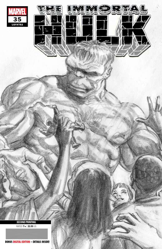 IMMORTAL HULK #35 2ND PTG ALEX ROSS VARIANT
