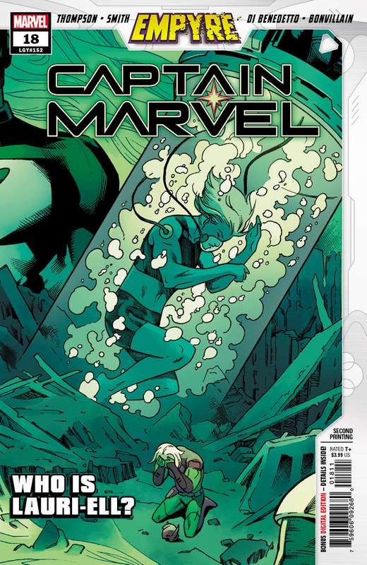 CAPTAIN MARVEL #18 2ND PTG SMITH VARIANT EMP
