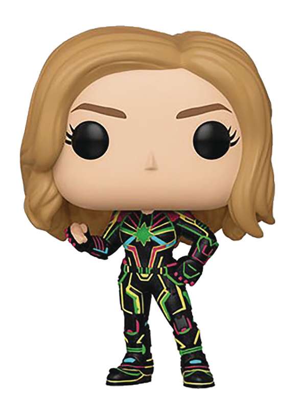 POP MARVEL CM-CAPTAIN MARVEL WITH NEON SUIT VINYL FIGURE