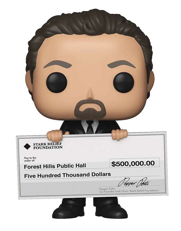 POP MARVEL SPIDER-MAN FAR FROM HOME HAPPY HOGAN VINYL FIGURE