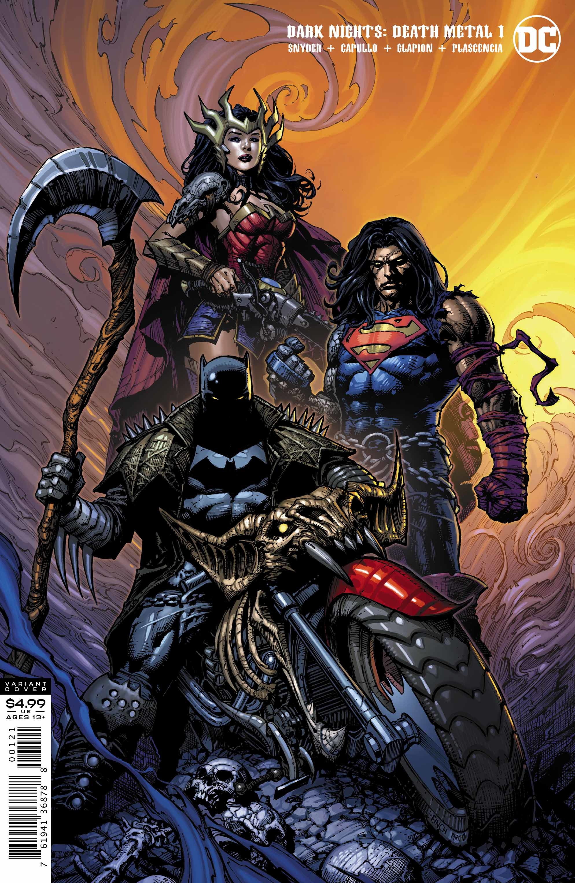 DARK NIGHTS DEATH METAL #1 (OF 6) DAVID FINCH BATMAN VARIANT ED