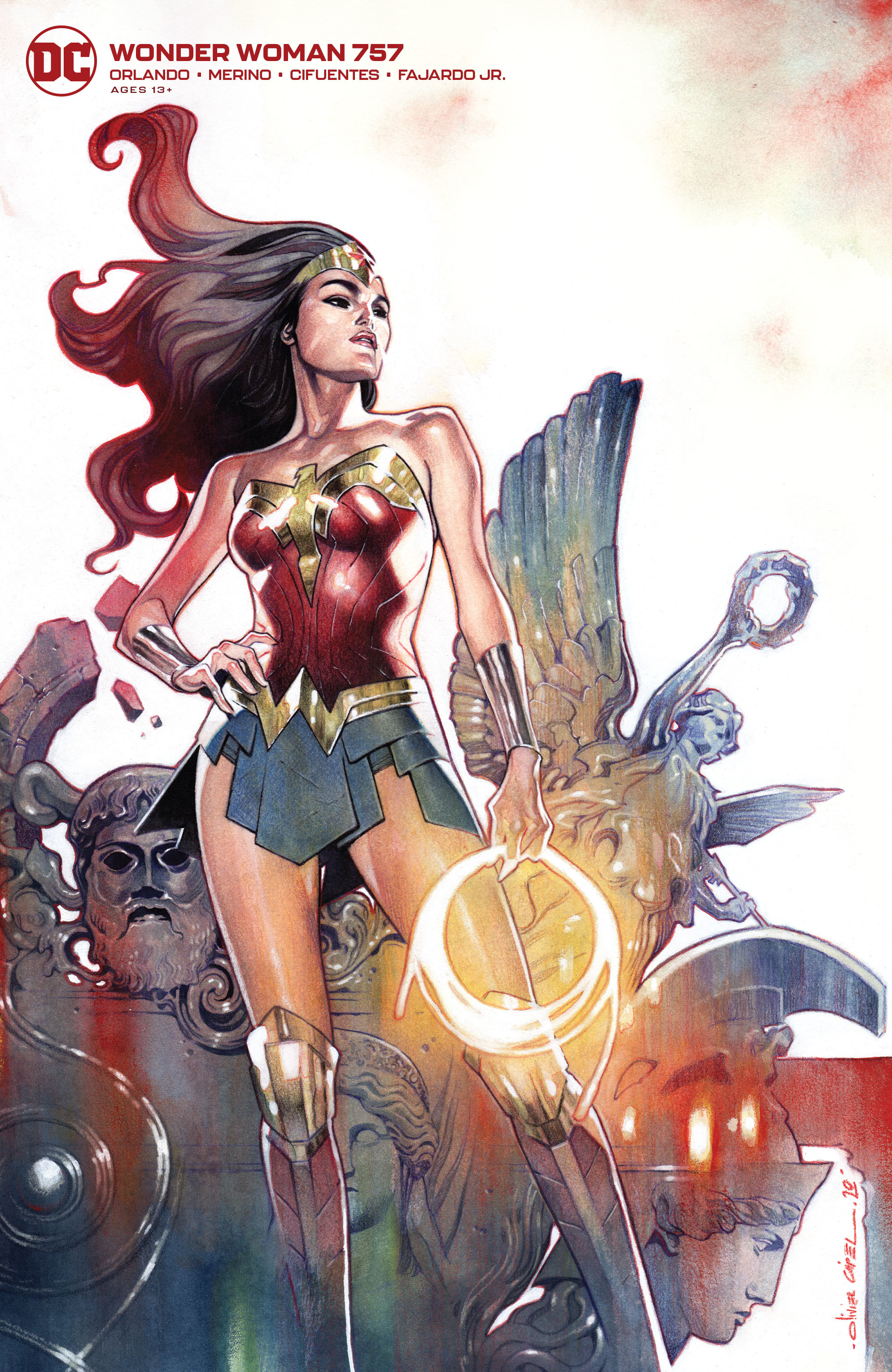 WONDER WOMAN #757 CARD STOCK OLIVIER COIPEL VARIANT ED