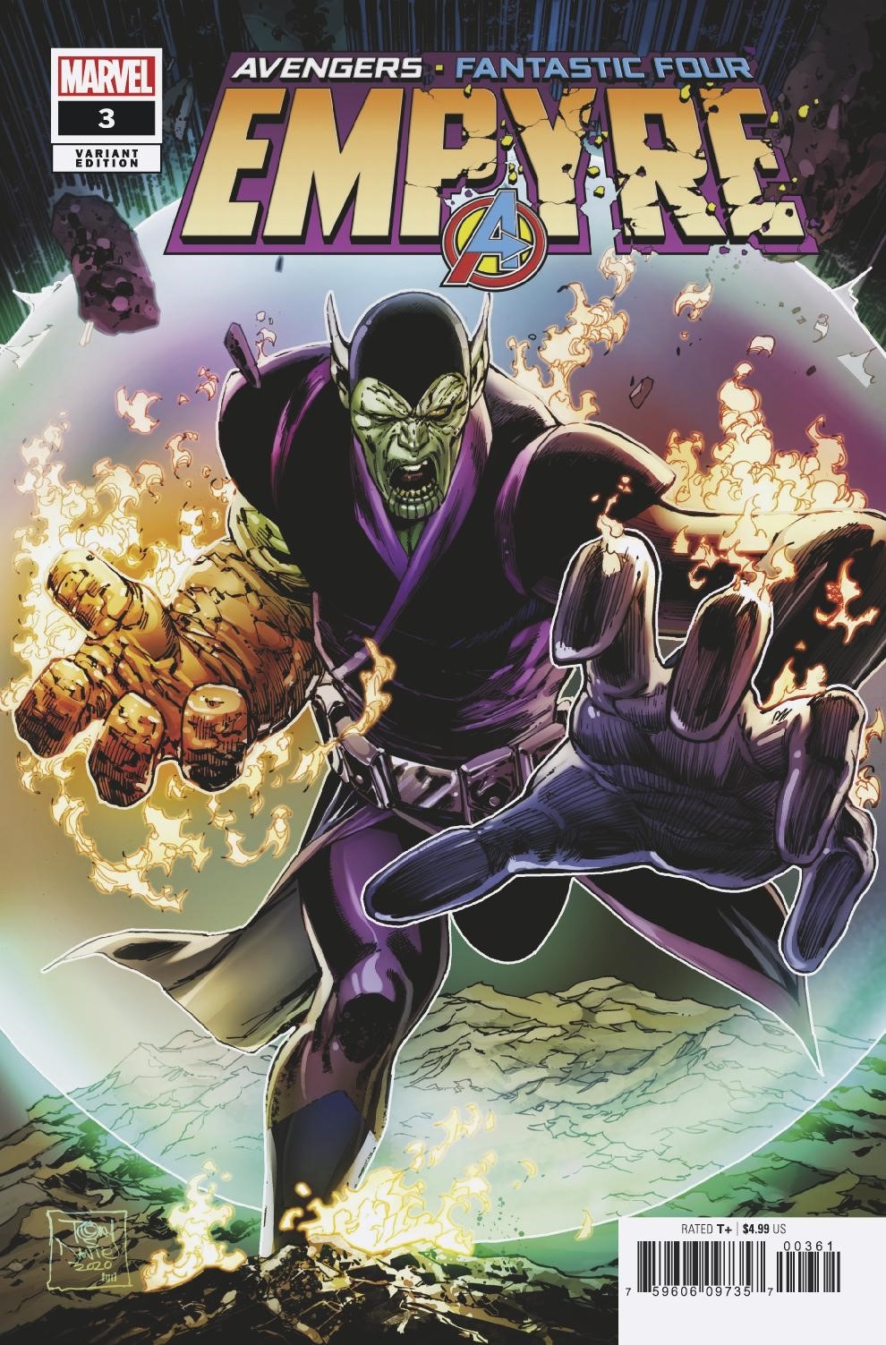 EMPYRE #3 (OF 6) DANIEL SKRULL KREE VARIANT