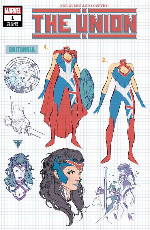 THE UNION #1 (OF 5) SILVA DESIGN VARIANT EMP