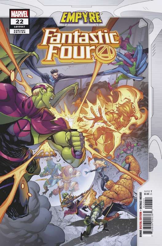 FANTASTIC FOUR #22 ANACLETO EMPYRE VARIANT EMP