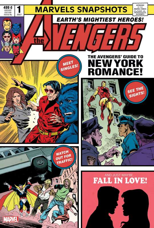 AVENGERS MARVELS SNAPSHOT #1 STAZ JOHNSON VARIANT