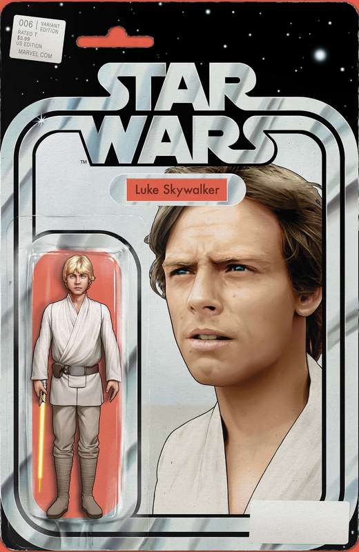 STAR WARS #6 CHRISTOPHER YELLOW LIGHTSABER ACTION FIGURE VARIANT