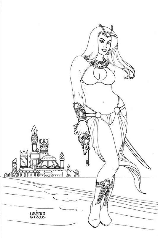 DEJAH THORIS (2019) #6 1:40 LINSNER B&W VIRGIN RATIO VARIANT  DEJAH THORIS (2019) #6 1:40 LINSNER B&W VIRGIN RATIO VARIANT