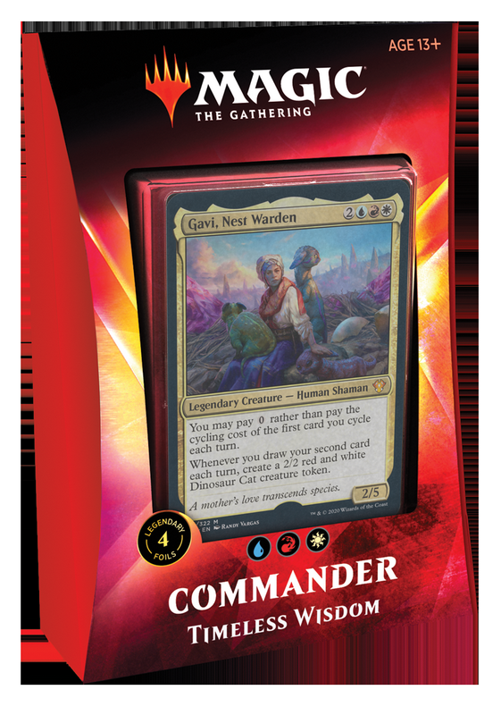 MAGIC THE GATHERING (MTG): Ikoria Commander Deck - Timeless Wisdom