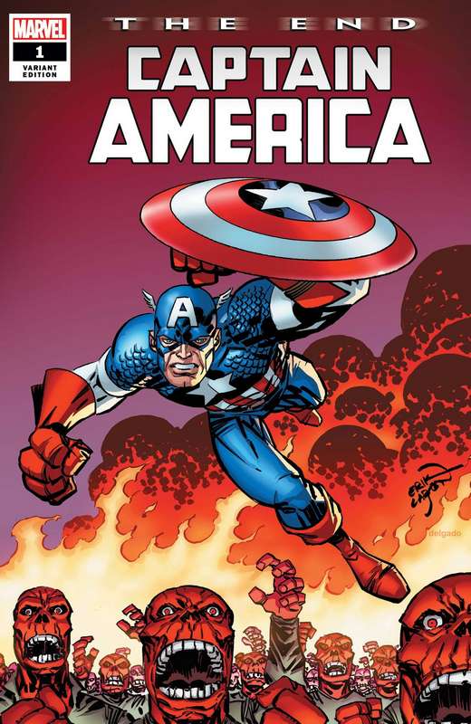 CAPTAIN AMERICA THE END #1 LARSEN VARIANT