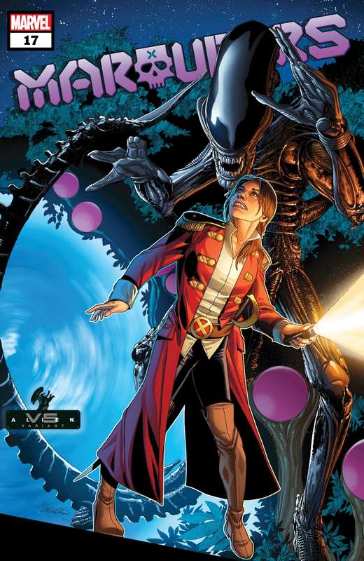 MARAUDERS #17 LARROCA MAVEL VS ALIEN VARIANT