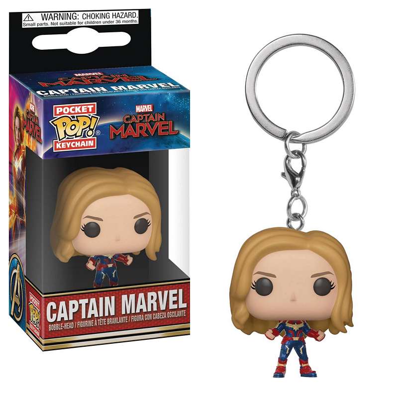 POCKET POP MARVEL CAPTAIN MARVEL CAPT MARVEL FIG KEYCHAIN