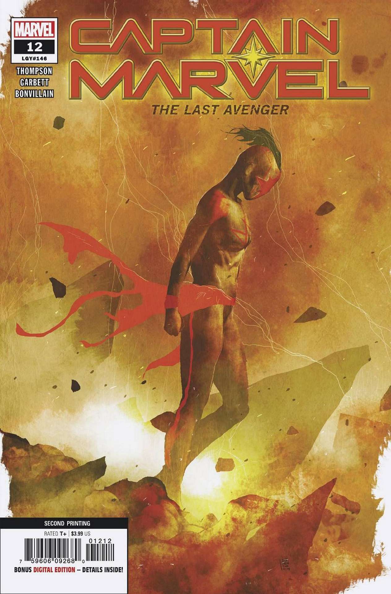 CAPTAIN MARVEL #12 2ND PTG SORRENTINO VARIANT