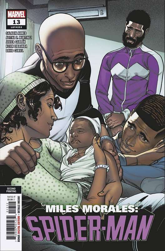 MILES MORALES SPIDER-MAN #13 2ND PTG GARRON VARIANT
